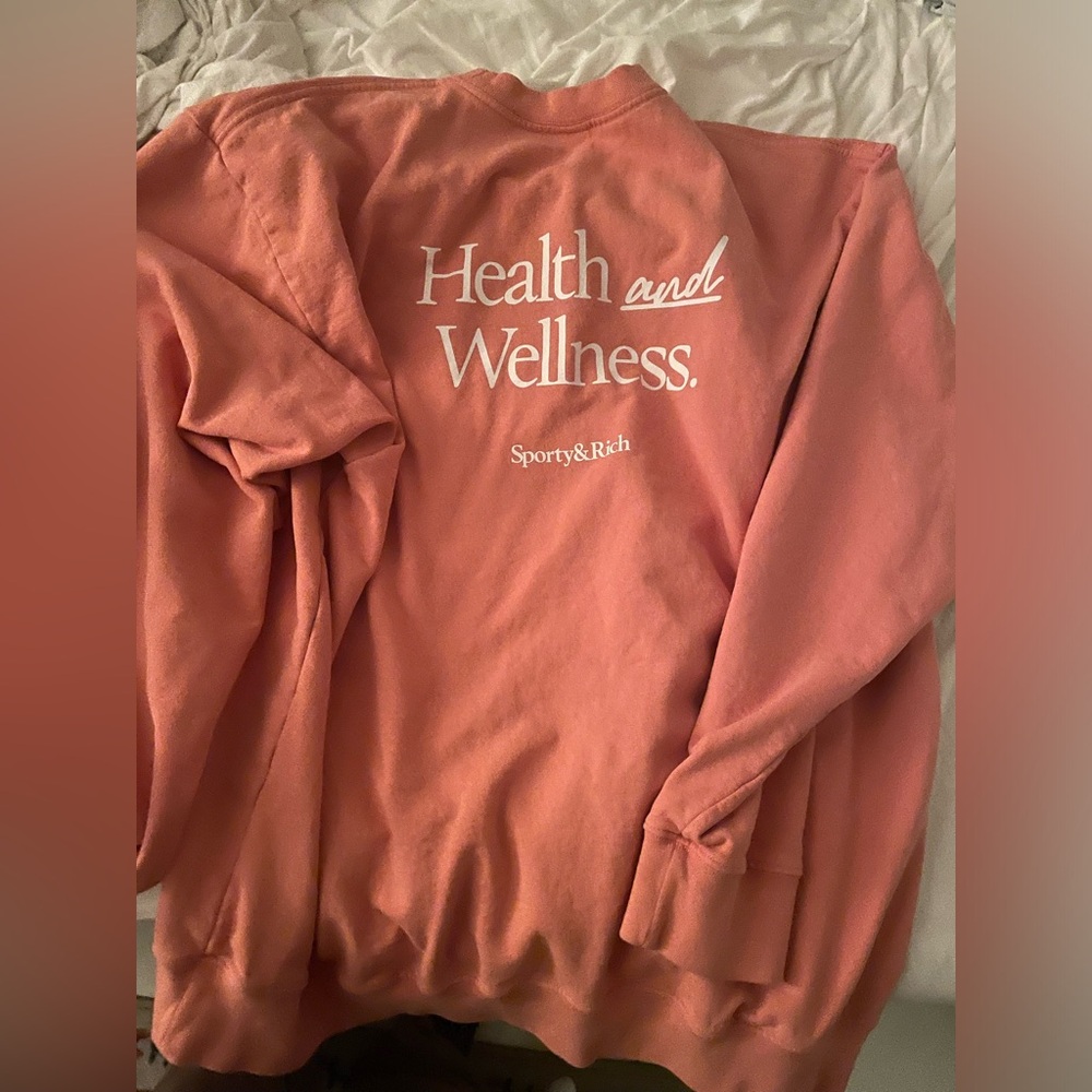 Sporty & Rich Health and Wellness Pullover Sweatshirt